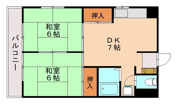 プレリュード篠栗Iの物件間取画像